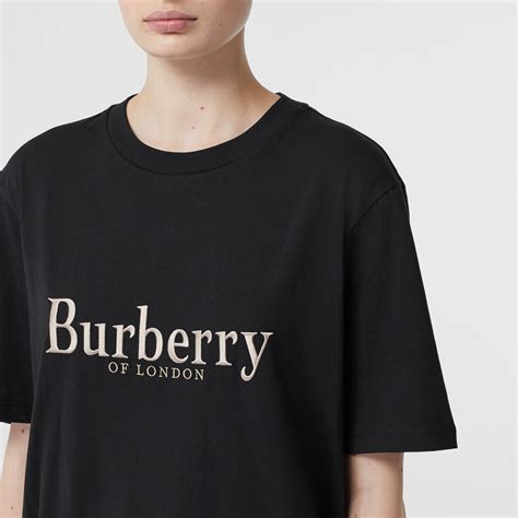 burberry logo t shirt womens